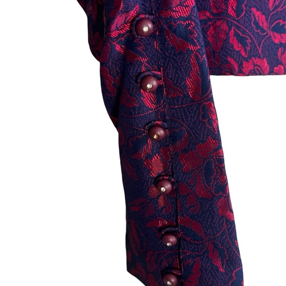 C’estbien High Fashion Victorian Jacket Purple Multicolor Size Unknown - Picture 3 of 9